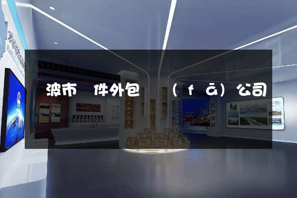 寧波市軟件外包開發(fā)公司