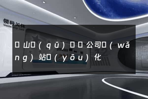 寶山區(qū)設計公司網(wǎng)站優(yōu)化