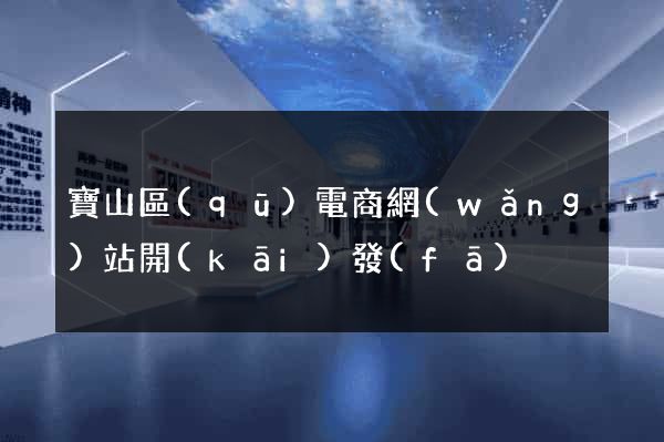 寶山區(qū)電商網(wǎng)站開(kāi)發(fā)