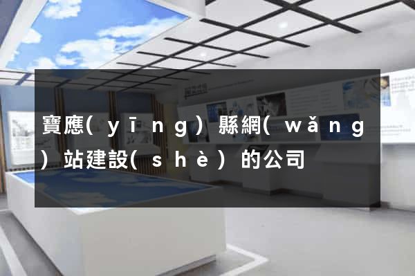寶應(yīng)縣網(wǎng)站建設(shè)的公司