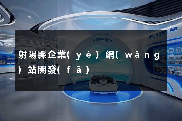 射陽縣企業(yè)網(wǎng)站開發(fā)