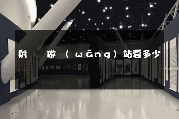 射陽縣做網(wǎng)站要多少錢