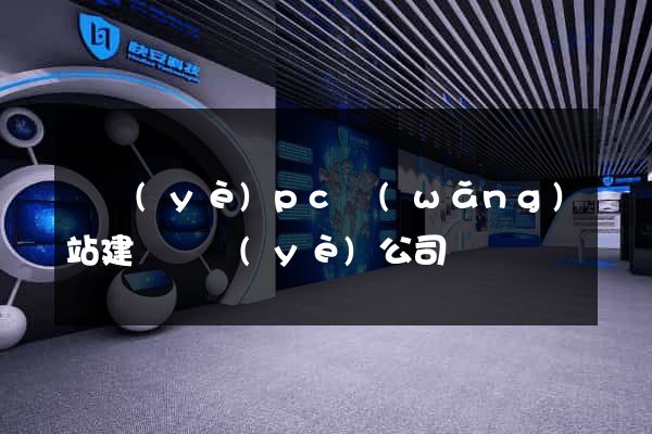 專業(yè)pc網(wǎng)站建設專業(yè)公司