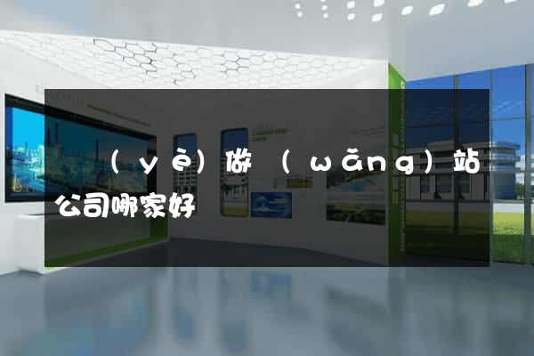 專業(yè)做網(wǎng)站公司哪家好