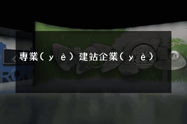 專業(yè)建站企業(yè)