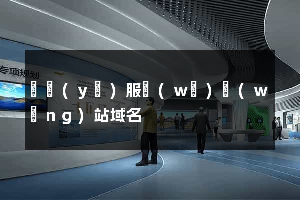 專業(yè)服務(wù)網(wǎng)站域名