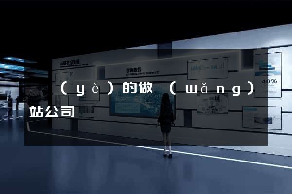 專業(yè)的做網(wǎng)站公司