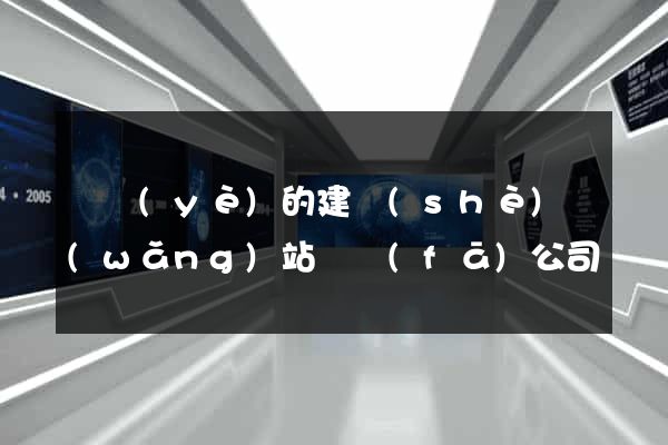 專業(yè)的建設(shè)網(wǎng)站開發(fā)公司