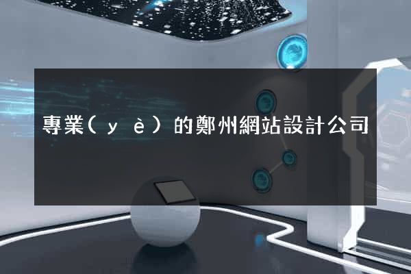 專業(yè)的鄭州網站設計公司