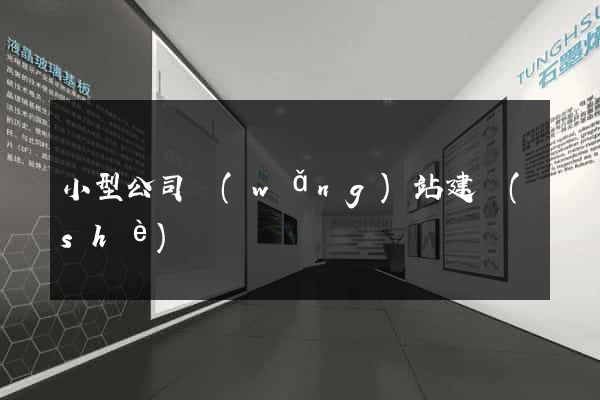 小型公司網(wǎng)站建設(shè)