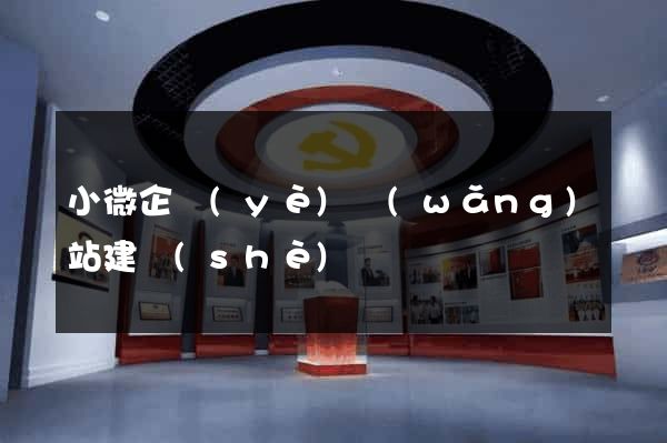 小微企業(yè)網(wǎng)站建設(shè)