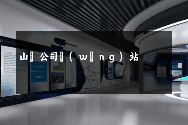 山東公司網(wǎng)站