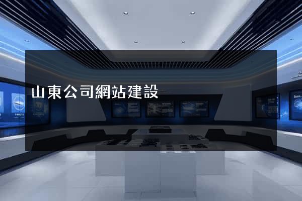 山東公司網站建設