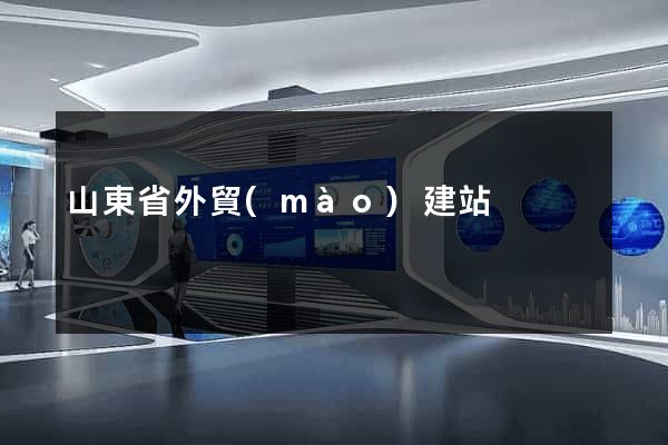 山東省外貿(mào)建站