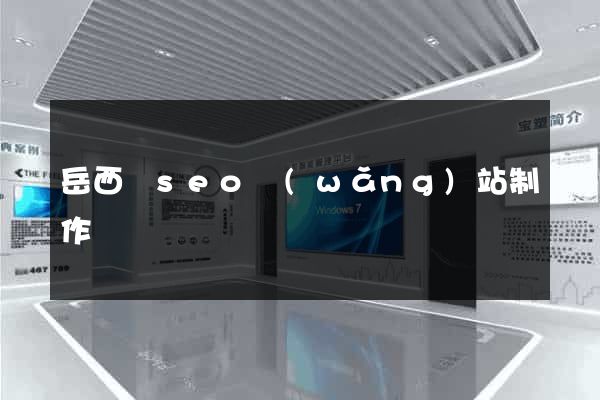岳西縣seo網(wǎng)站制作