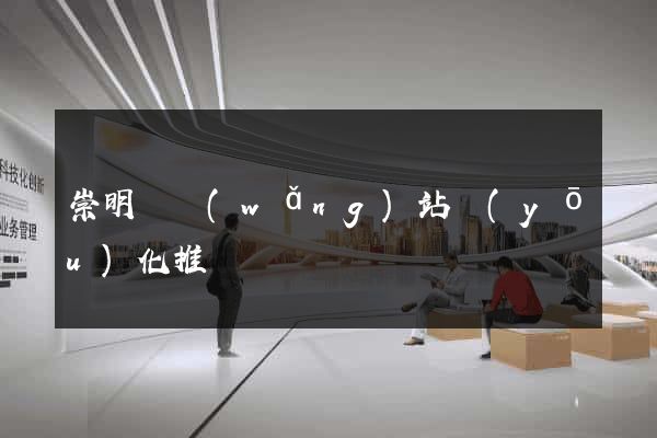 崇明縣網(wǎng)站優(yōu)化推廣