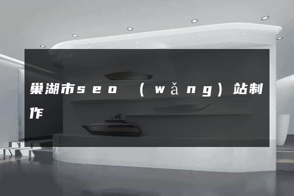 巢湖市seo網(wǎng)站制作