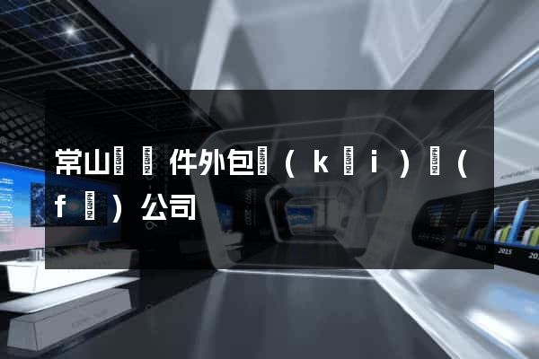 常山縣軟件外包開(kāi)發(fā)公司