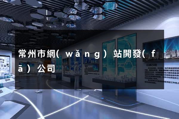 常州市網(wǎng)站開發(fā)公司