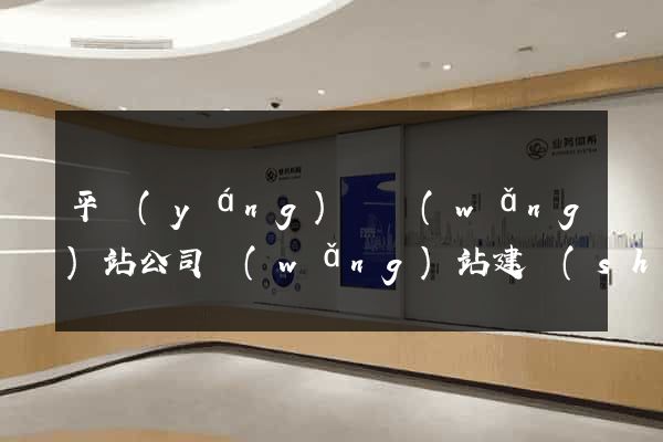 平陽(yáng)縣網(wǎng)站公司網(wǎng)站建設(shè)