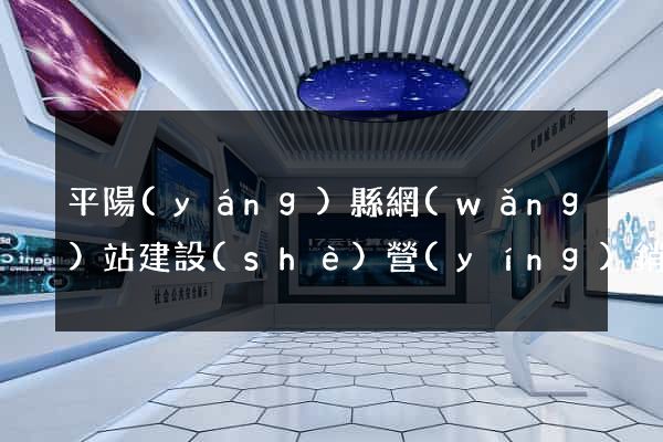 平陽(yáng)縣網(wǎng)站建設(shè)營(yíng)銷(xiāo)型
