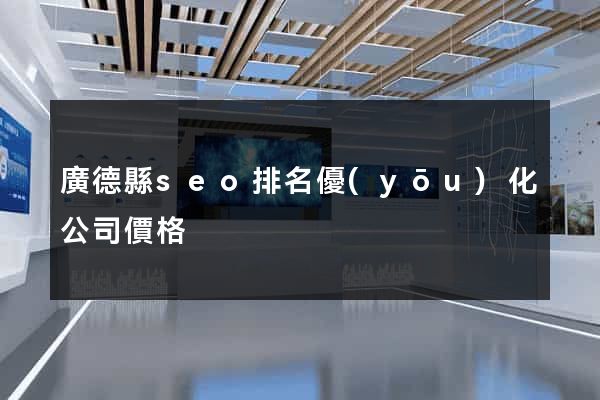 廣德縣seo排名優(yōu)化公司價格