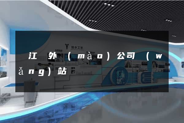 廬江縣外貿(mào)公司網(wǎng)站