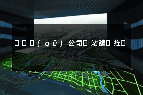 廬陽區(qū)公司網站建設推廣