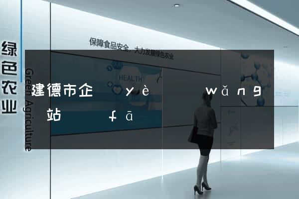 建德市企業(yè)網(wǎng)站開發(fā)