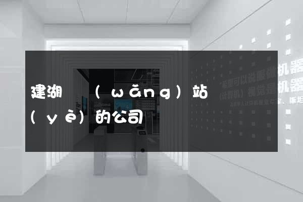 建湖縣網(wǎng)站設計專業(yè)的公司