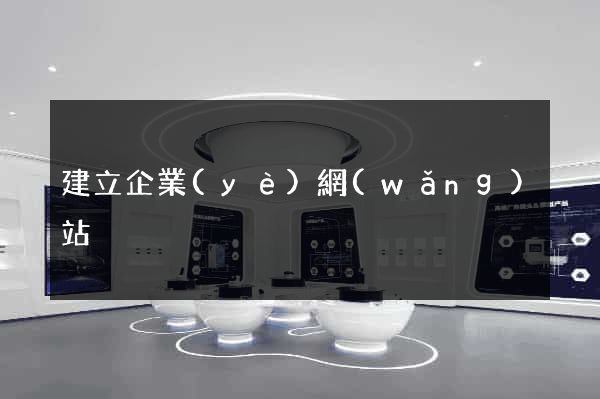 建立企業(yè)網(wǎng)站
