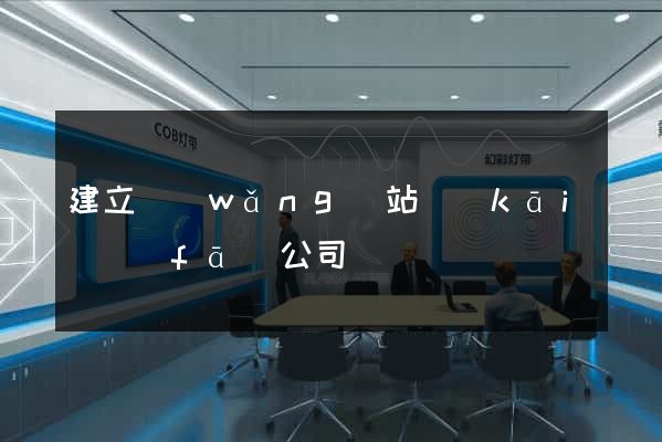 建立網(wǎng)站開(kāi)發(fā)公司