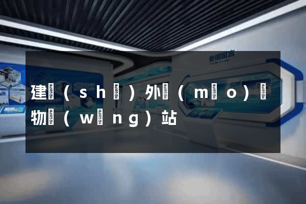 建設(shè)外貿(mào)購物網(wǎng)站