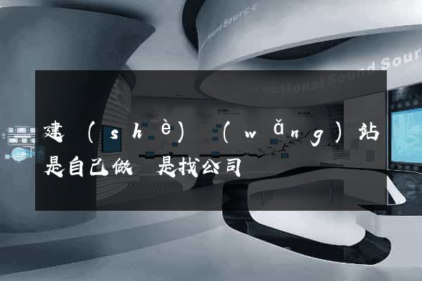 建設(shè)網(wǎng)站是自己做還是找公司