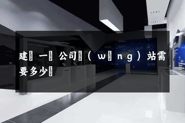建設一個公司網(wǎng)站需要多少錢