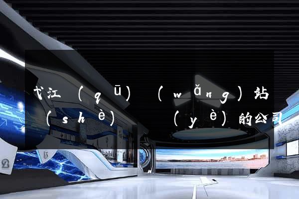 弋江區(qū)網(wǎng)站設(shè)計專業(yè)的公司