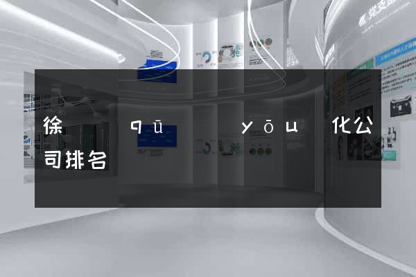 徐匯區(qū)優(yōu)化公司排名