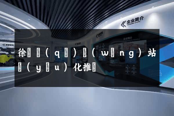徐匯區(qū)網(wǎng)站優(yōu)化推廣