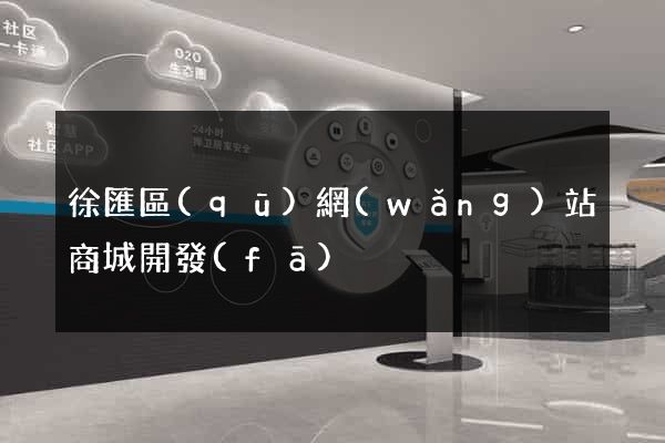 徐匯區(qū)網(wǎng)站商城開發(fā)