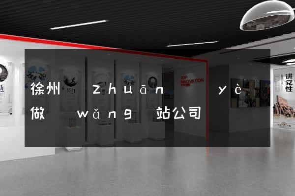 徐州專(zhuān)業(yè)做網(wǎng)站公司