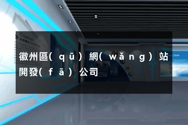 徽州區(qū)網(wǎng)站開發(fā)公司