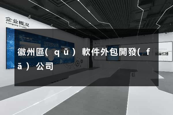徽州區(qū)軟件外包開發(fā)公司