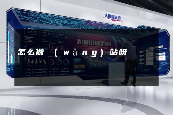 怎么做網(wǎng)站呀