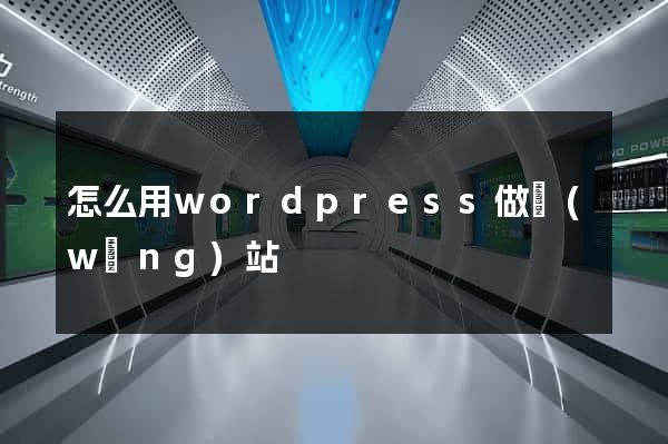 怎么用wordpress做網(wǎng)站