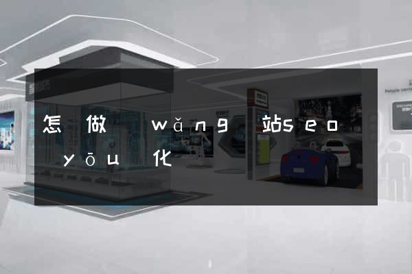 怎樣做網(wǎng)站seo優(yōu)化