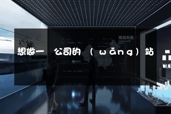想做一個公司的網(wǎng)站