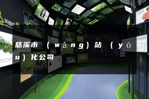 慈溪市網(wǎng)站優(yōu)化公司