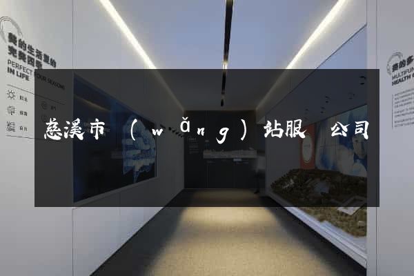 慈溪市網(wǎng)站服務公司