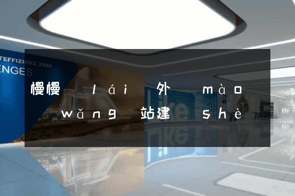 慢慢來(lái)外貿(mào)網(wǎng)站建設(shè)