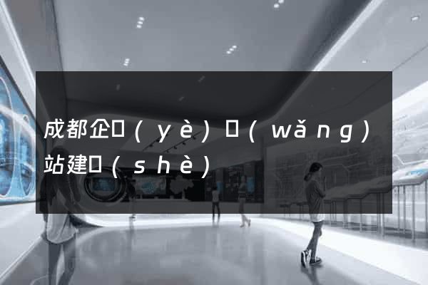 成都企業(yè)網(wǎng)站建設(shè)